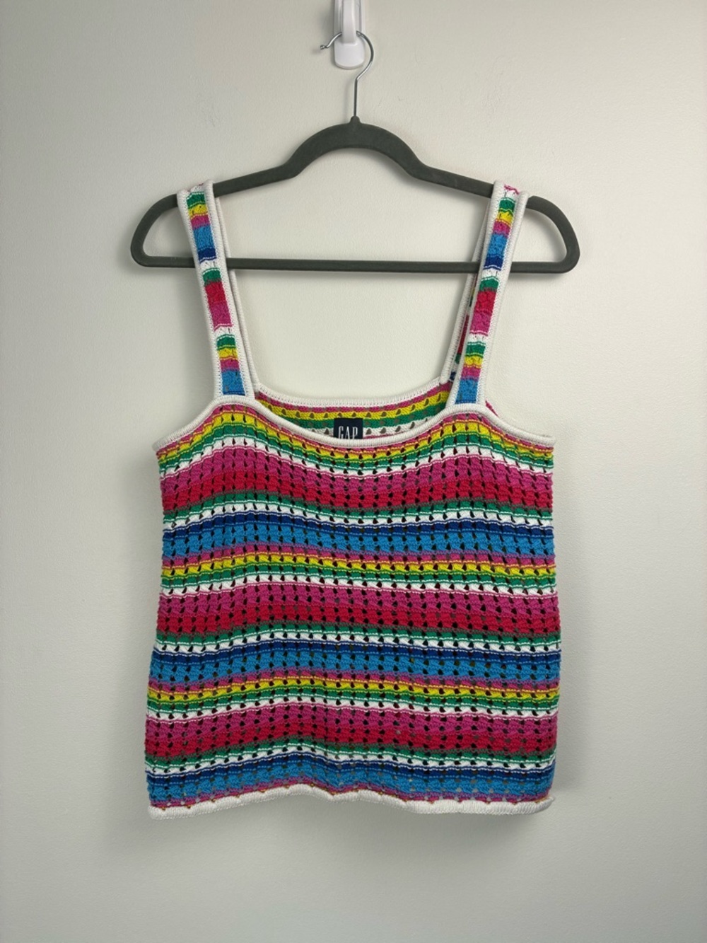 Gap Crochet Tank Top | Multicolor